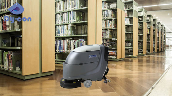Тихий библиотечный стиральщик полов с системой управления с помощью щетки 18 дюймов / 20 дюймов с автоматическим отключением щетки