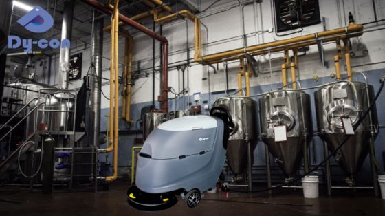 Дикон FS20 Скраббер для прохождения сзади с 55L резервуаром раствора и 60L резервуаром восстановления